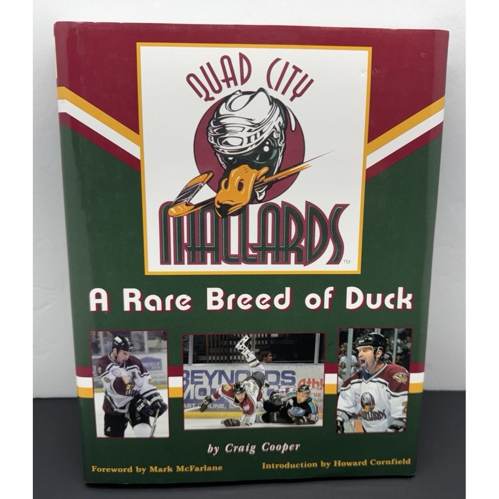 Quad City Mallards Book 2002 UHL Minor League Hockey Hugo Proulx History Records